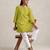 me cotton blend short kurta