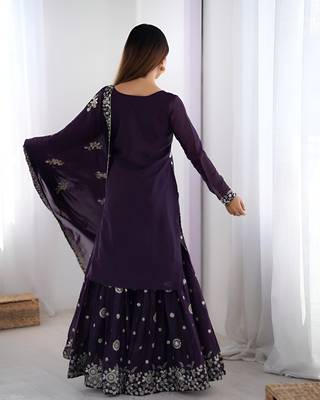 Designer sharara suit for women 4