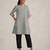 grey cotton blend short kurta