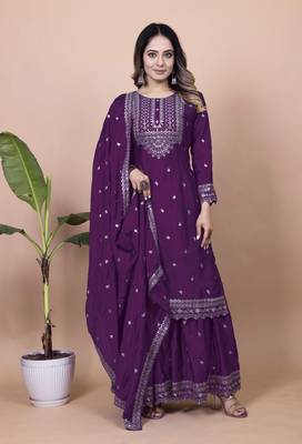 Designer sharara suit for women 2