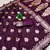 Wine Banarasi Silk blend Rich Pallu Saree