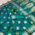Emerald Green Banarasi silk blend Rich Pallu Saree