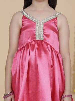 Girls wedding wear anarkali kurta & sharara set 4