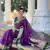 Plum Soft Paithani Silk Blend Saree