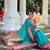 Rama Soft Paithani Silk Blend Saree