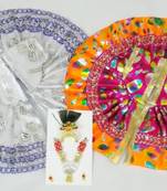 8'' Diameter, Shri Ladoogopal Poshak with Shringar