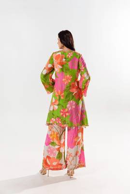 Multicolor cotton silk printed marnie set 4