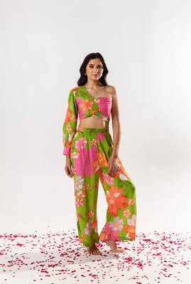 Multicolor cotton silk printed alyssa set 1