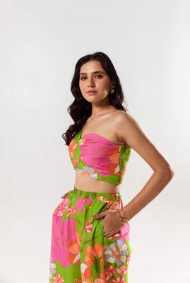 Multicolor cotton silk printed alyssa set 2