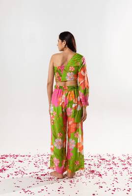 Multicolor cotton silk printed alyssa set 3