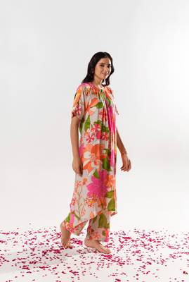 Multicolor cotton silk printed layla set 2