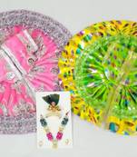 8'' Diameter, Shri Ladoogopal Poshak with Shringar