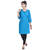 Round Neck Blue Sexy Cotton Kurti