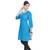 Round Neck Blue Sexy Cotton Kurti