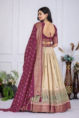 wine Designer Lehenga Choli for Women 3