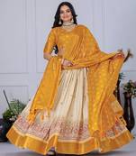 yellow Designer Lehenga Choli for Women