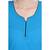 Round Neck Blue Sexy Cotton Kurti