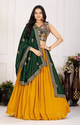 yellow Designer Lehenga Choli for Women 1