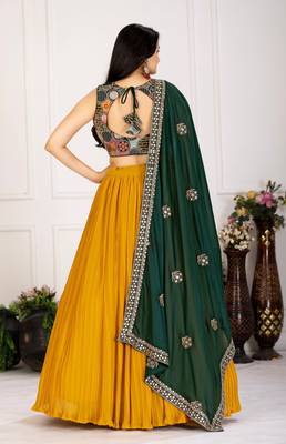 yellow Designer Lehenga Choli for Women 2