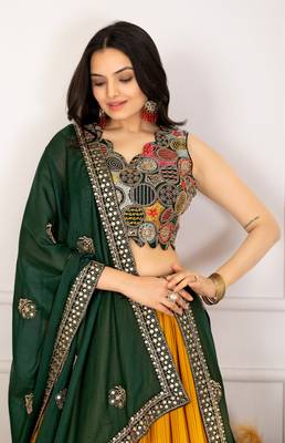 yellow Designer Lehenga Choli for Women 3