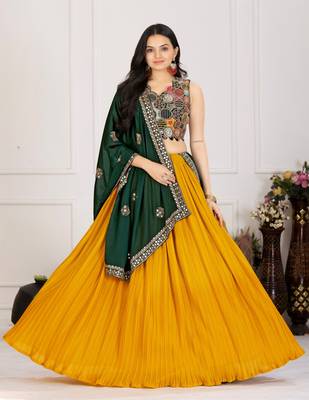 yellow Designer Lehenga Choli for Women 4