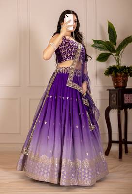 purple Designer Lehenga Choli for Women 2