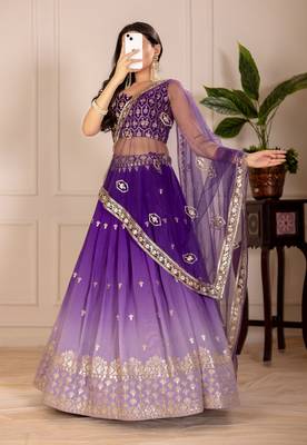 purple Designer Lehenga Choli for Women 3