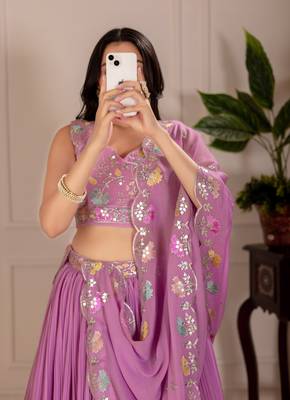 pink Designer Lehenga Choli for Women 3