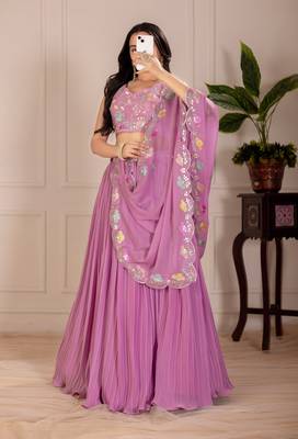pink Designer Lehenga Choli for Women 4