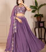 purple Designer Lehenga Choli for Women