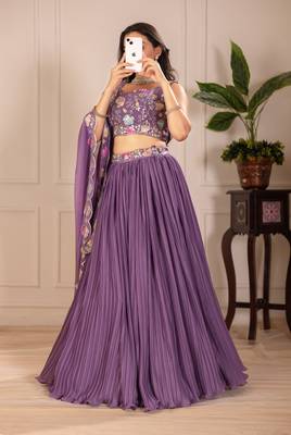 purple Designer Lehenga Choli for Women 2