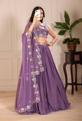 purple Designer Lehenga Choli for Women 3