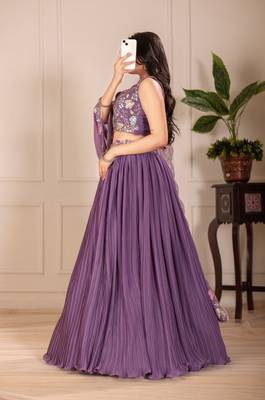 purple Designer Lehenga Choli for Women 4