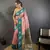 light pink silk blend butti zari weaving contrast weaving border banarasi saree