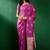 mauve Banarasi Dola Cotton Saree with Blouse