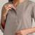 light grey cotton blend short kurta