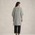 grey cotton blend short kurta