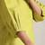 Green cotton blend short kurta