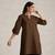 brown cotton blend short kurta