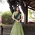 Green Sequins Gold Crush Fabric  Lehenga Choli With Dupatta