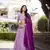Purple Sequins Gold Crush Fabric  Lehenga Choli With Dupatta