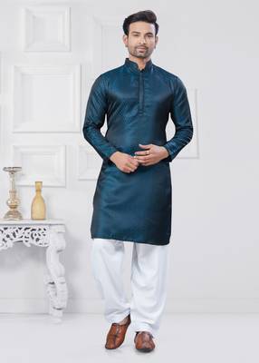 Rama jecquard silk pathani suits for mens wear 1