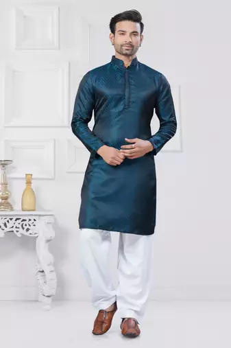 Rama jecquard silk pathani suits for mens wear