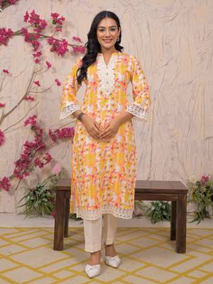 Rajhans amber cotton kurta pant set 2