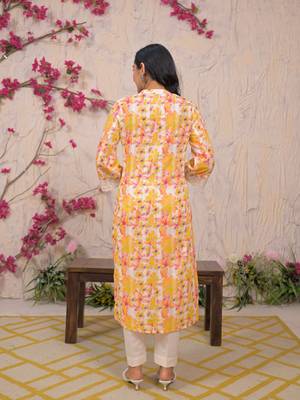 Rajhans amber cotton kurta pant set 4