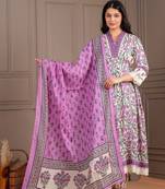 Jayti iris cotton suit set