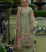 Mariam fern embroidery lawn suit set