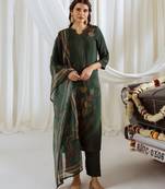 Saisha saber premium digital print muslin suit set