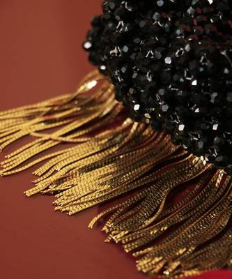 Black potli bag with crystal work 3