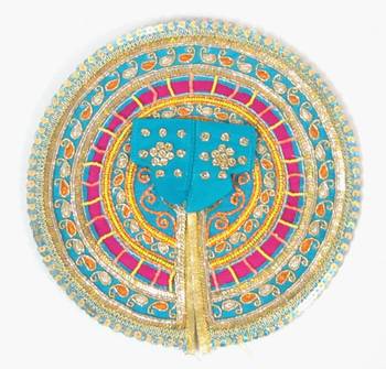 4.5'' elegant turquoise chakra ladoogopal poshak 1